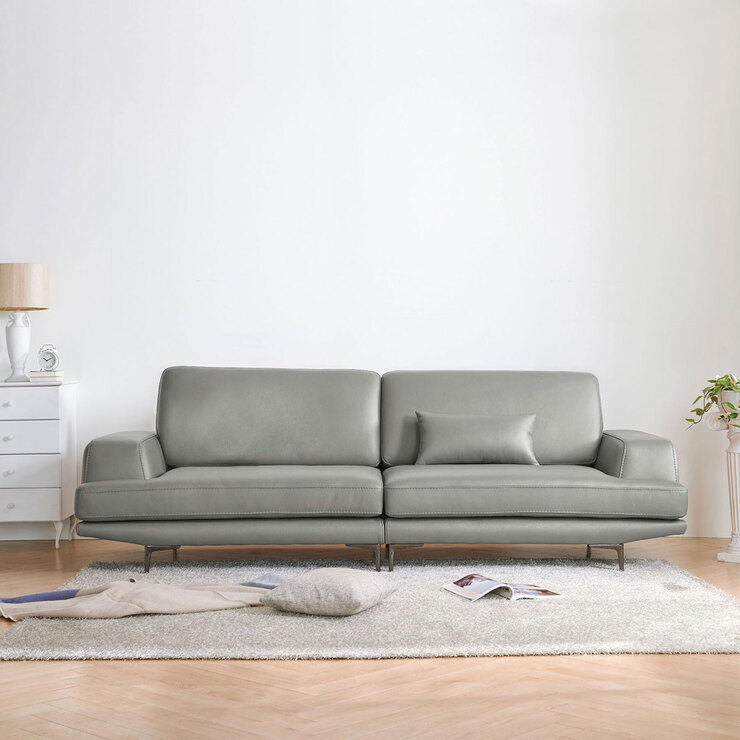 사트바 포지타노 이태리 통가죽 3인 소파