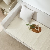 루마인 홈 양모 소파패드 60x180cm - 웨이브 아이보리