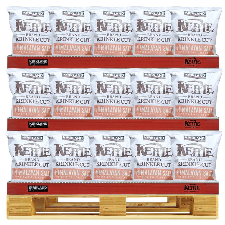 KS Kettle Pink Salt Chips 907g X 120 674986