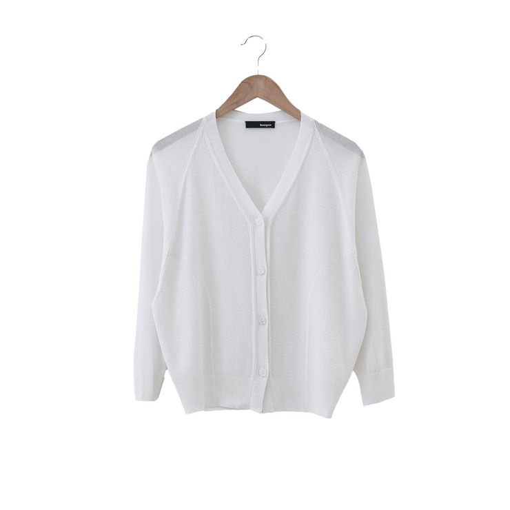 보니스팍스 여성 래글런 니트 가디건 - 아이보리, M/L