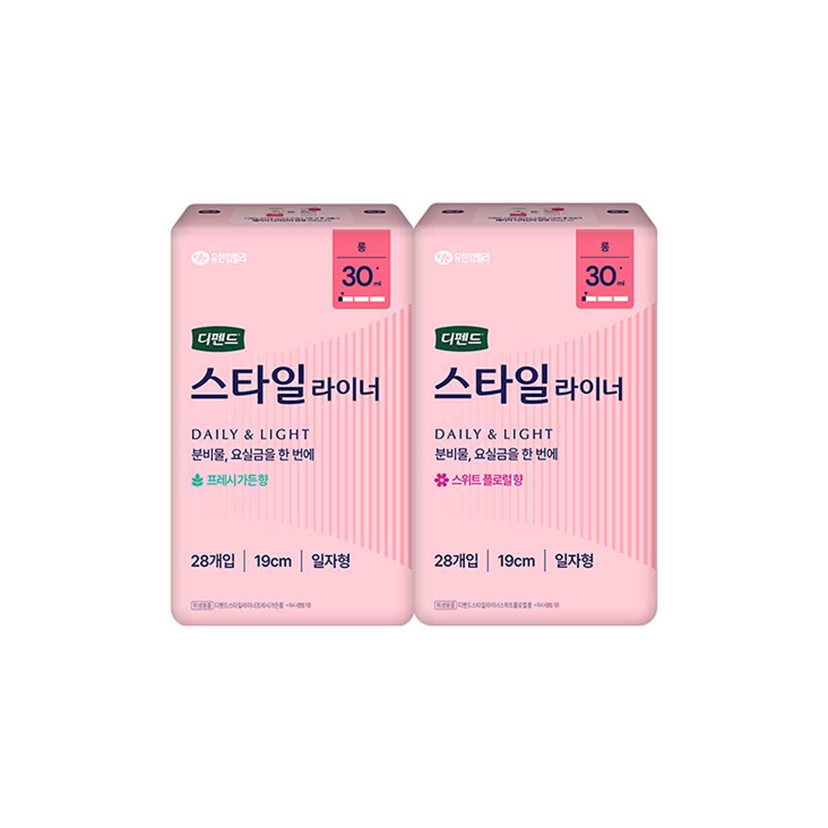디펜드 스타일 라이너 롱 향 28개 x 4팩 디펜드 스타일 라이너 롱 향 28개 x 4팩