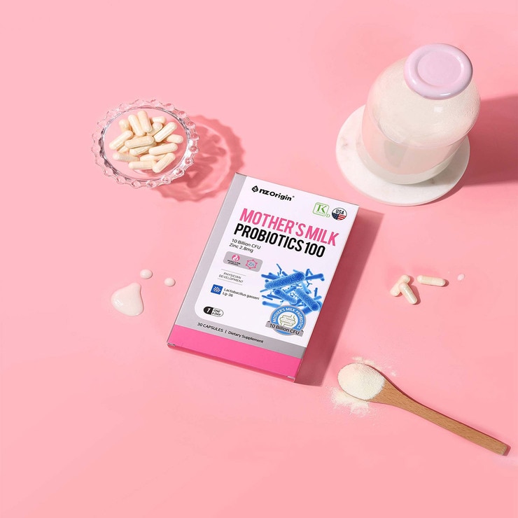 엔젯오리진 모유 유산균 100/500mg x 30캡슐 x 2