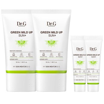 Dr.G  그린 마일드 업 선크림  50ml x 2+ 10ml x 2