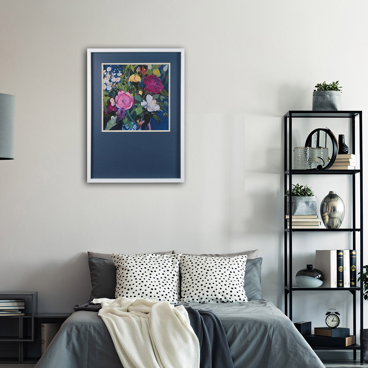 지클레 아트포스터 56x80cm - 풍요로운 꽃-반짝임(앤 오람)