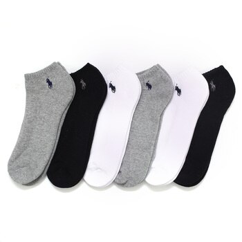 폴로 랄프로렌 남성 단목 양말 6족 - 콤보 아쏘트 팩 폴로 랄프로렌 남성 단목 양말 6족 - 콤보 아쏘트 팩