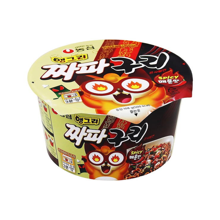 Nongshim Angry Chapaguri Big Bowl Noodle 108gx16 675730