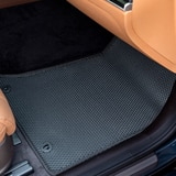 뉴베너 PVC 벌집 차량용 카매트 1+2열 - 블랙