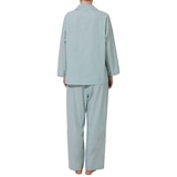 게스 여성 코튼 파자마 세트 - 그린 스트라이프, S