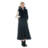 SOUP 여성 인조퍼 다운 베스트