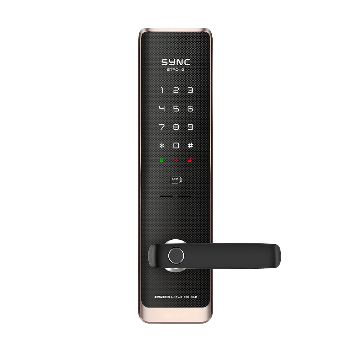 솔리티 도어록 주키형 SM-7000B 지문인식