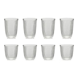 메종오브제 몬즈 플리츠 글라스 세트 8P