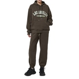 LAP 여성 기모 조거 - 브라운, M/L