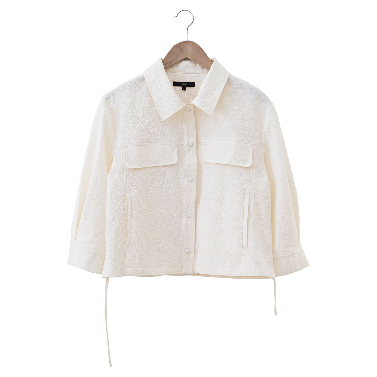 르샵 여성 셔츠 재킷 - 아이보리