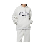 LAP 여성 자수 후디 - 오트밀