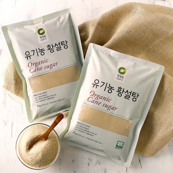 청정원 유기농 황설탕 2kg x 2 청정원 유기농 황설탕 2kg x 2