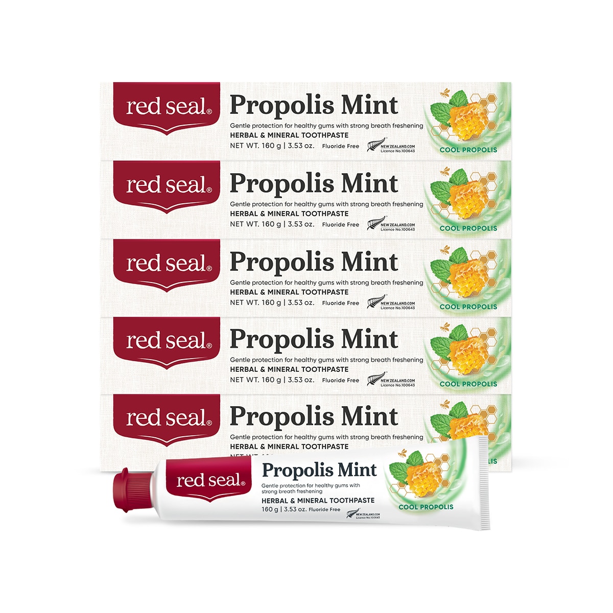 레드씰 프로폴리스 치약 민트 160g x 5 레드씰 프로폴리스 치약 민트 160g x 5
