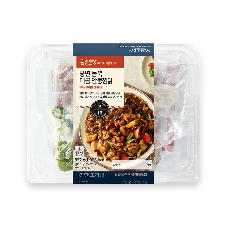 애슐리 당면듬뿍 매콤 안동식 찜닭 852g x 2ea 애슐리 당면듬뿍 매콤 안동식 찜닭 852g x 2ea