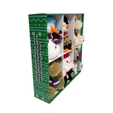 크리스마스 봉제인형 오너먼트 장식 6개 세트 - 세트 2 크리스마스 봉제인형 오너먼트 장식 6개 세트 - 세트 2