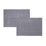 Welspun 멜란지 욕실 매트 2P - 실버그레이