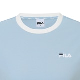 휠라 여성 링거 티셔츠 - 라이트 블루, L