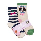 싹스탑 여아 모달 파일 양말 8족 - 하프파일, L (200mm - 230mm)