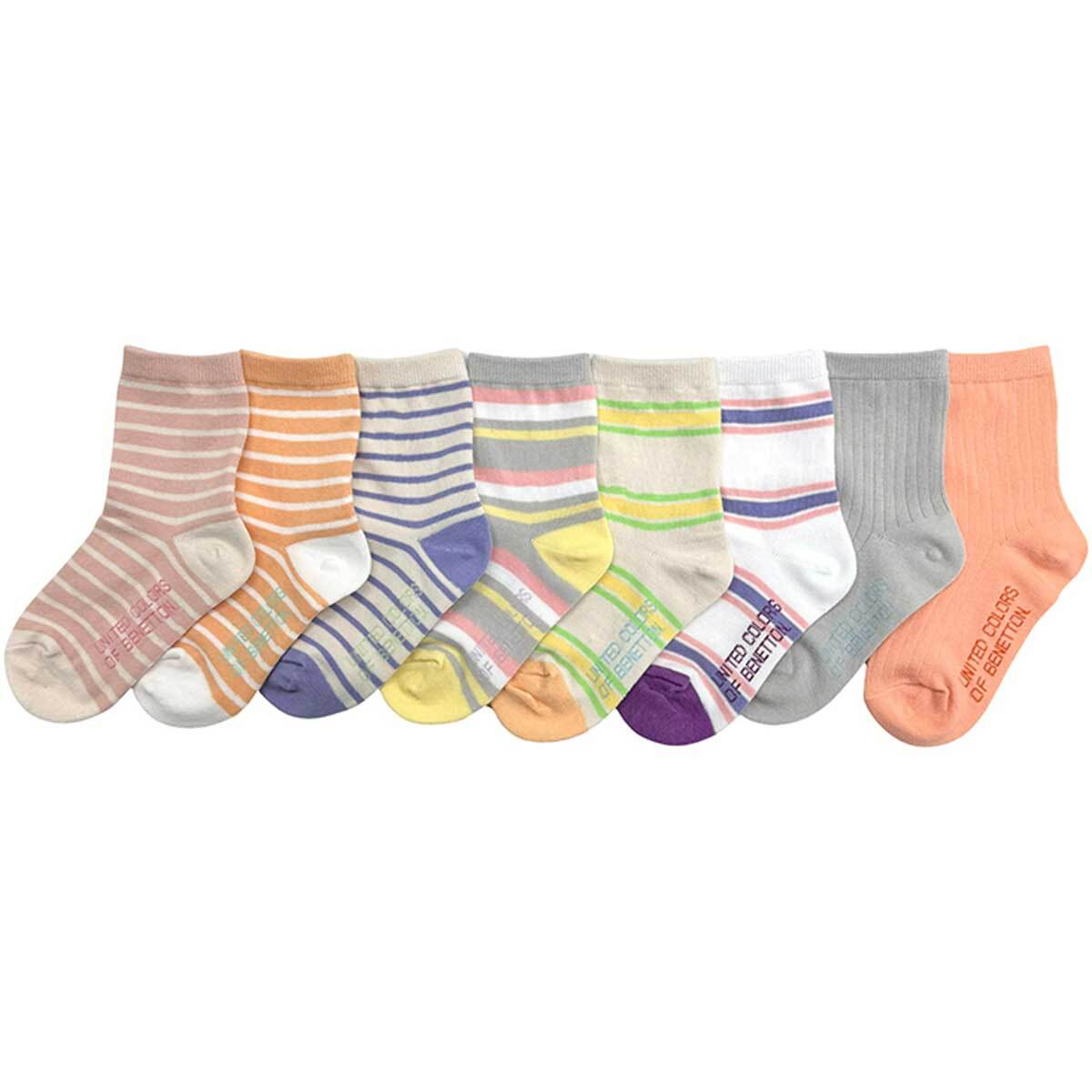 베네통 여아 양말 8족