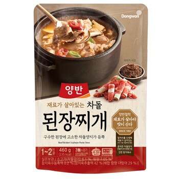 동원 양반 차돌 된장찌개 460g x 5 동원 양반 차돌 된장찌개 460g x 5