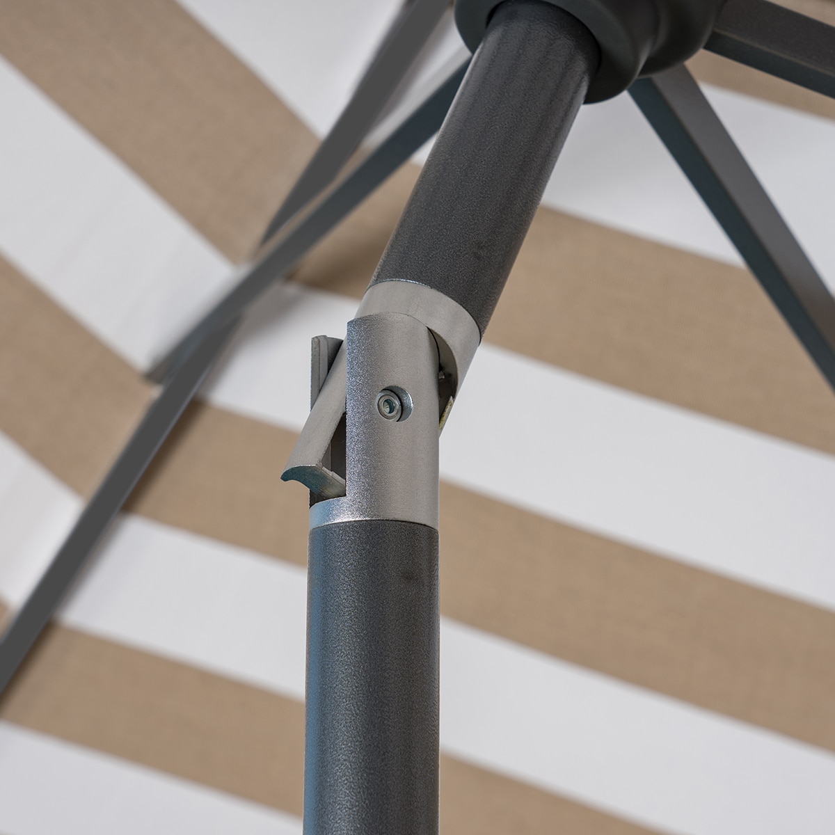 선빌라 정원용 우산지름 2.9m, 탠 스트라이프 선빌라 정원용 우산지름 2.9m, 탠 스트라이프