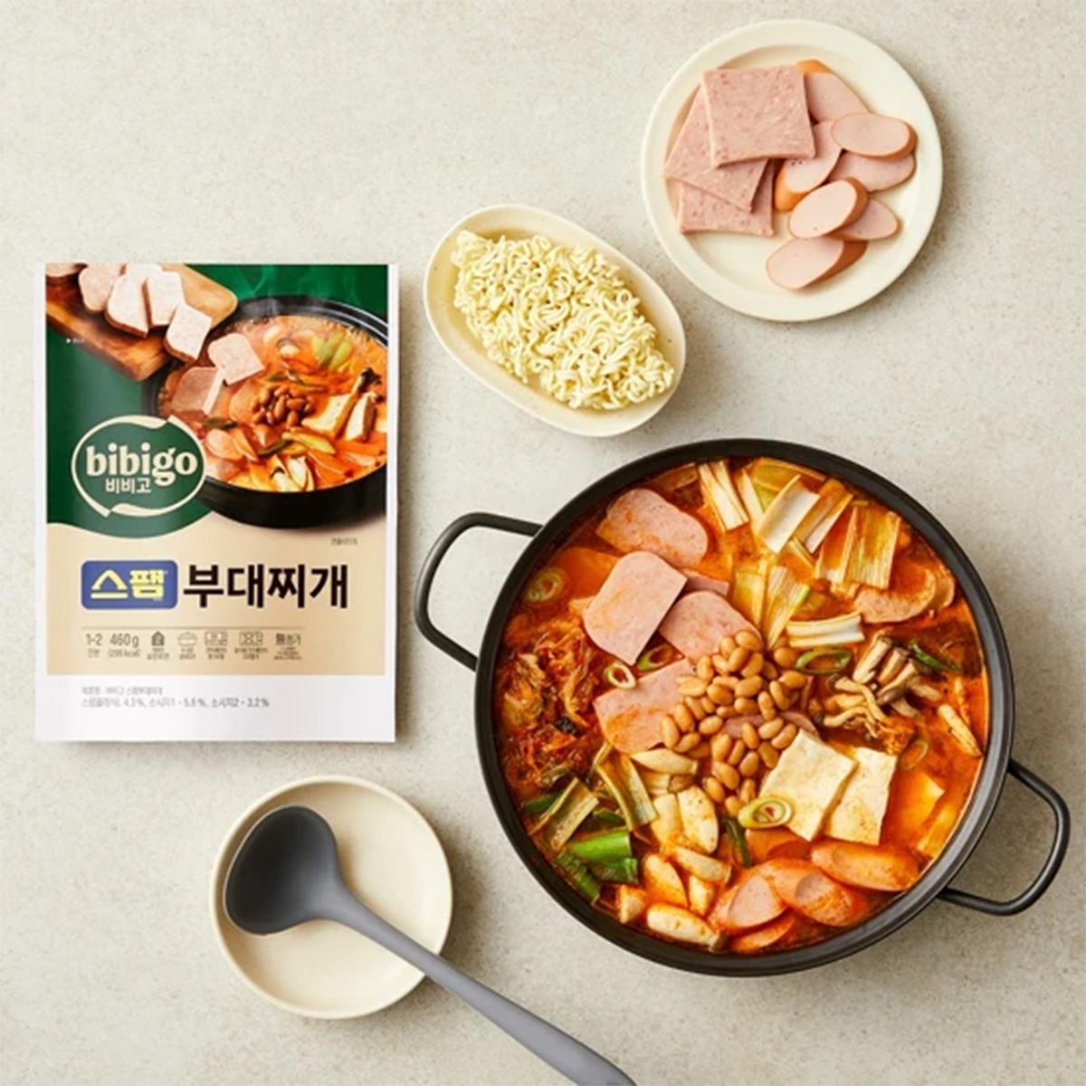 CJ 비비고 스팸 부대찌개 460g x 5