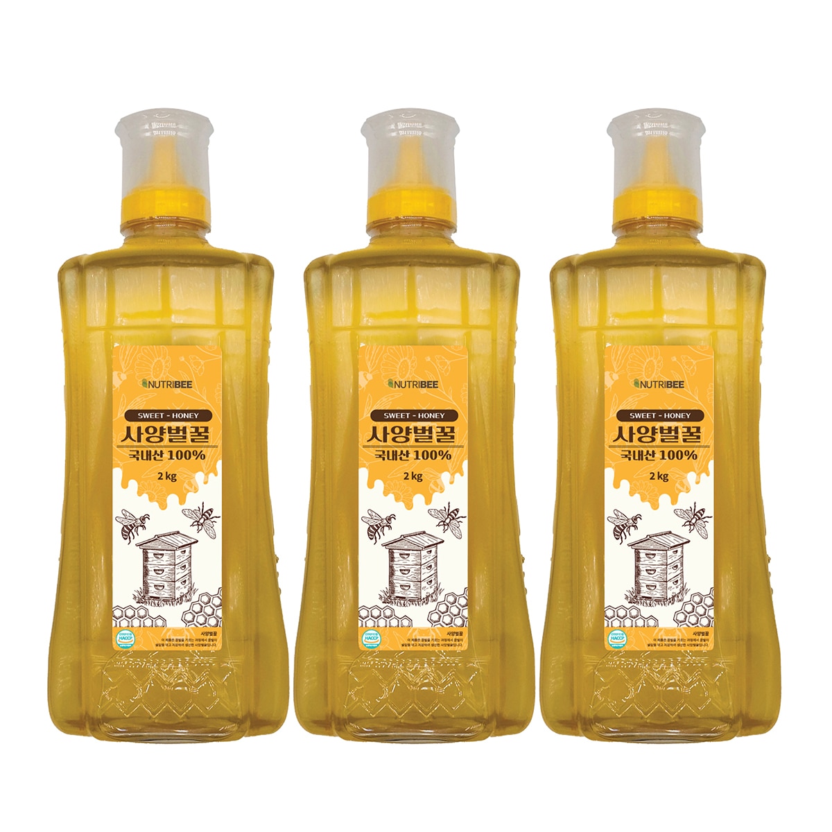 뉴트리비 사양벌꿀 2kg x 3