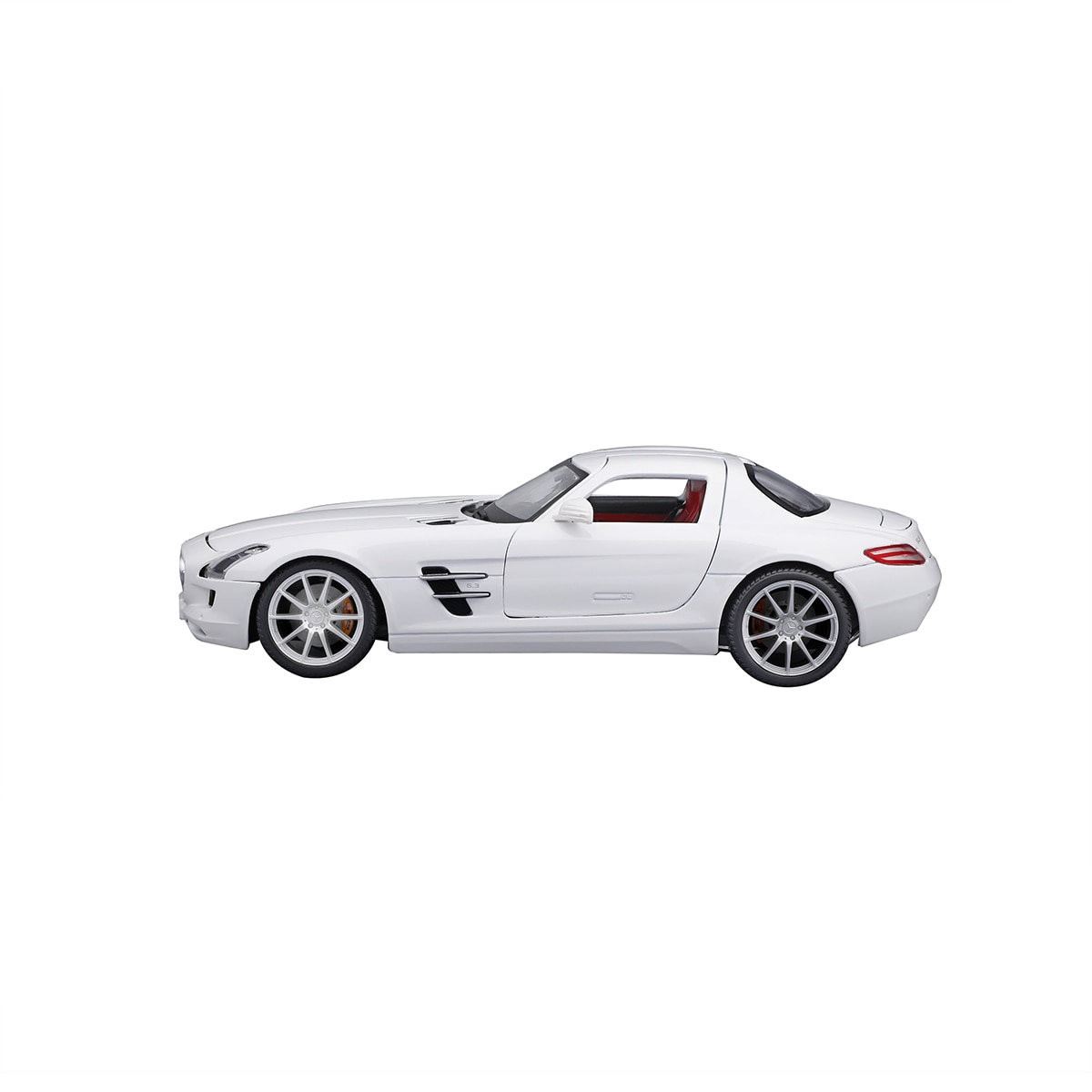마이스토 장식용 1:18 축소 자동차 - 메르세데스 벤츠 SLS AMG(화이트)