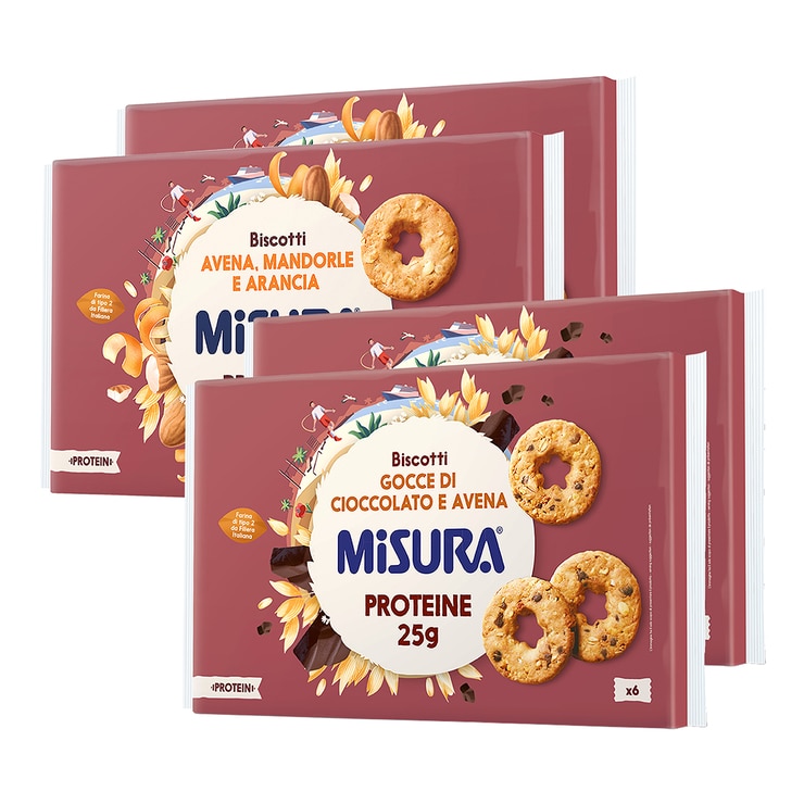 미주라 프로틴 오트밀 & 아몬드 비스켓 260g x 4 미주라 프로틴 오트밀 & 아몬드 비스켓 260g x 4