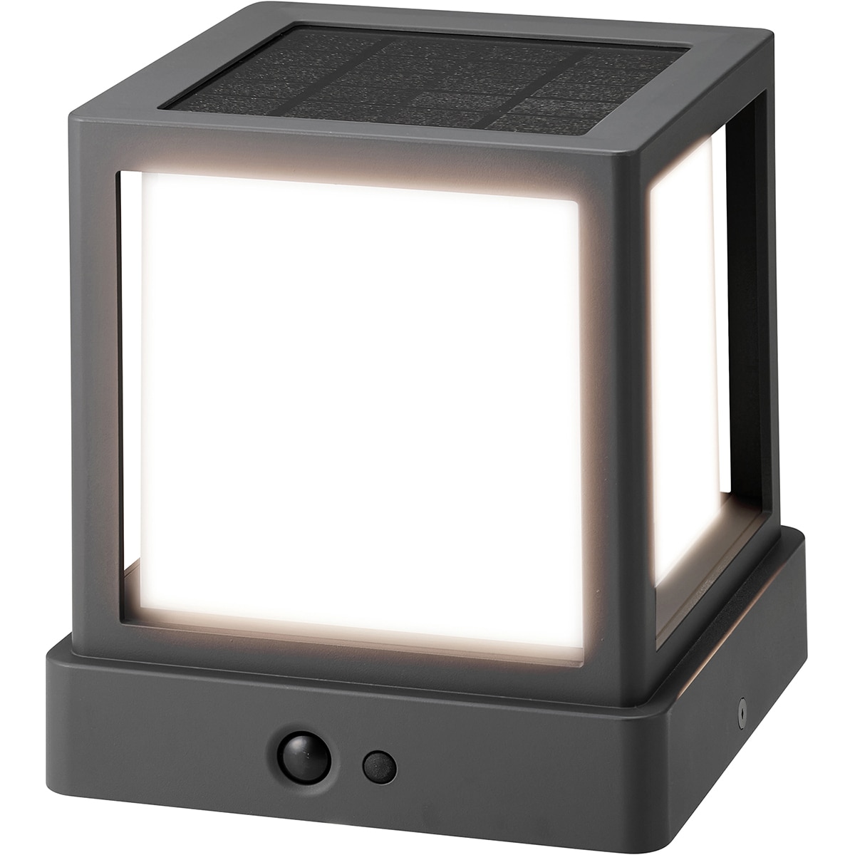 타카쇼 태양광 LED 센서 등 - 큐브형