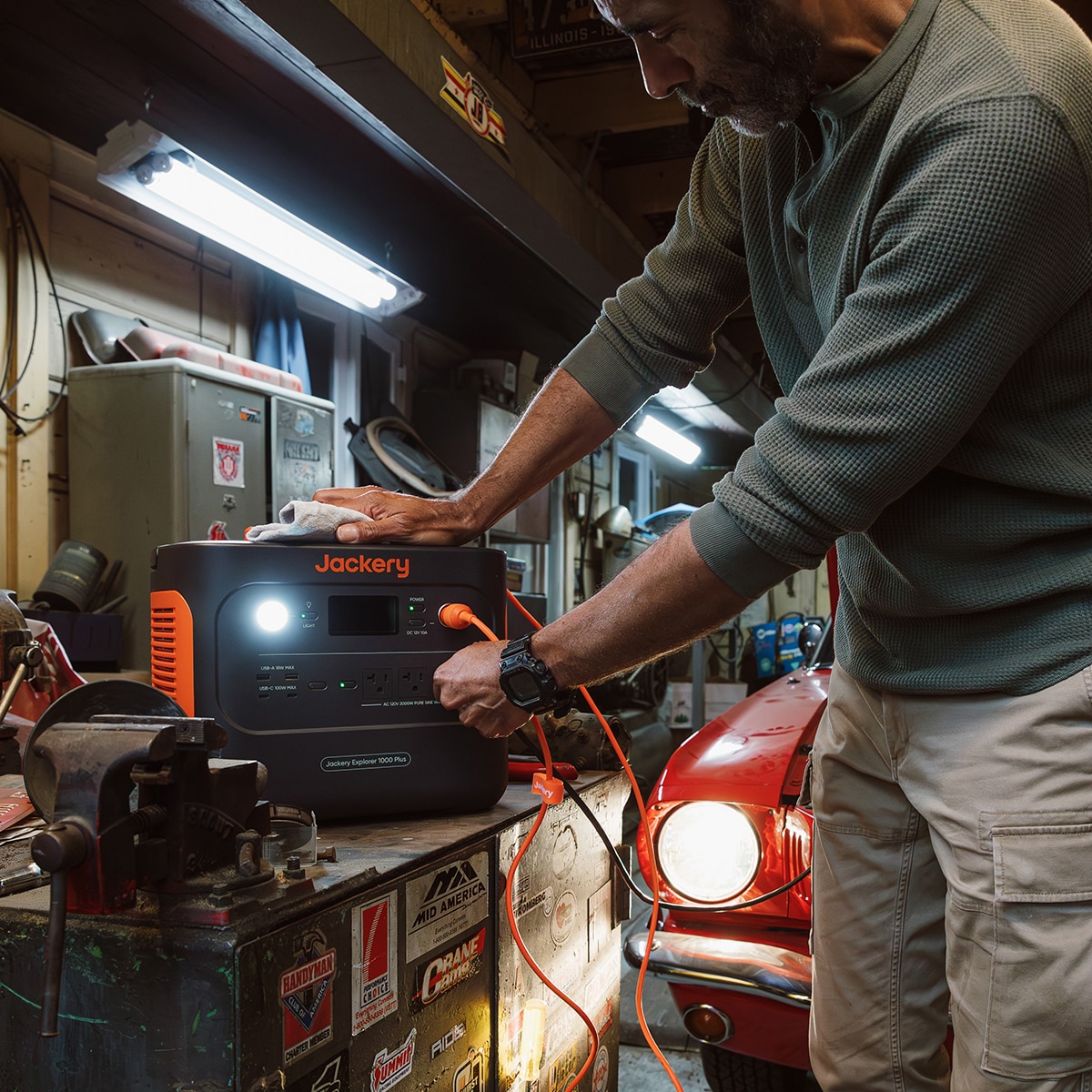 잭커리 파워뱅크 1000 Plus + 솔라패널 세트