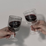 쓰임 해피아워 더블월 글라스 고블렛 세트 2P