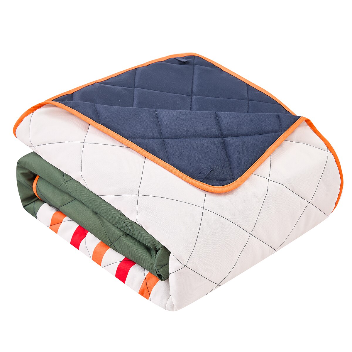 HUNTER 야외용 접이식 담요 겸 매트 152x183cm - 카키