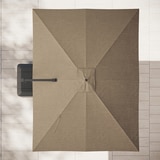앳레저 캔틸레버 사각우산, 3.0 x 3.9m, 머쉬룸