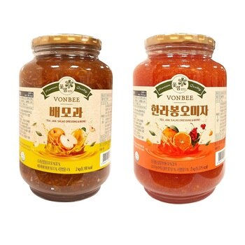 본비 블렌디드 액상차 2kg x 2 - 배모과+한라봉오미자 본비 블렌디드 액상차 2kg x 2 - 배모과+한라봉오미자
