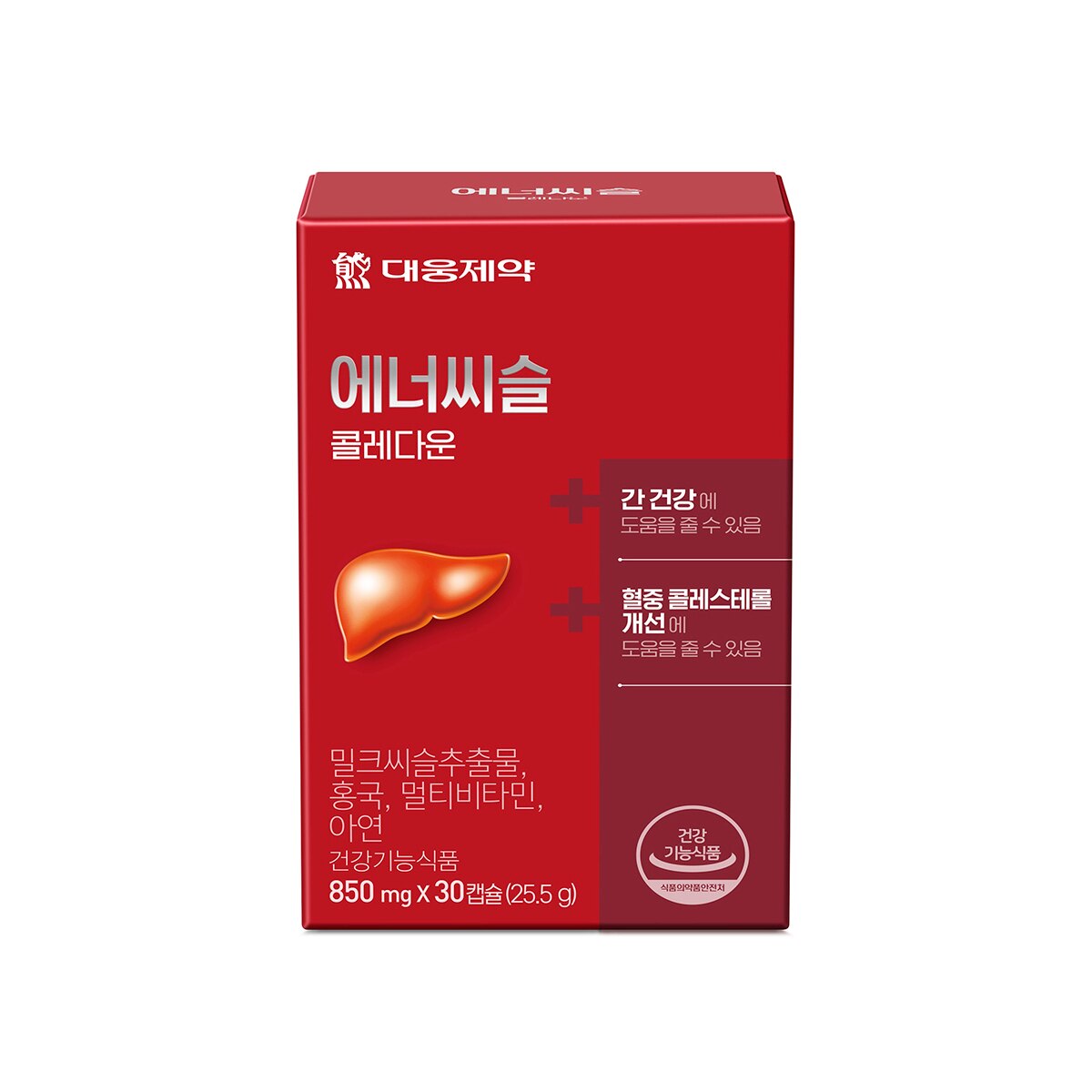 대웅제약 에너씨슬 밀크씨슬 콜레다운 850mgx30캡슐x3