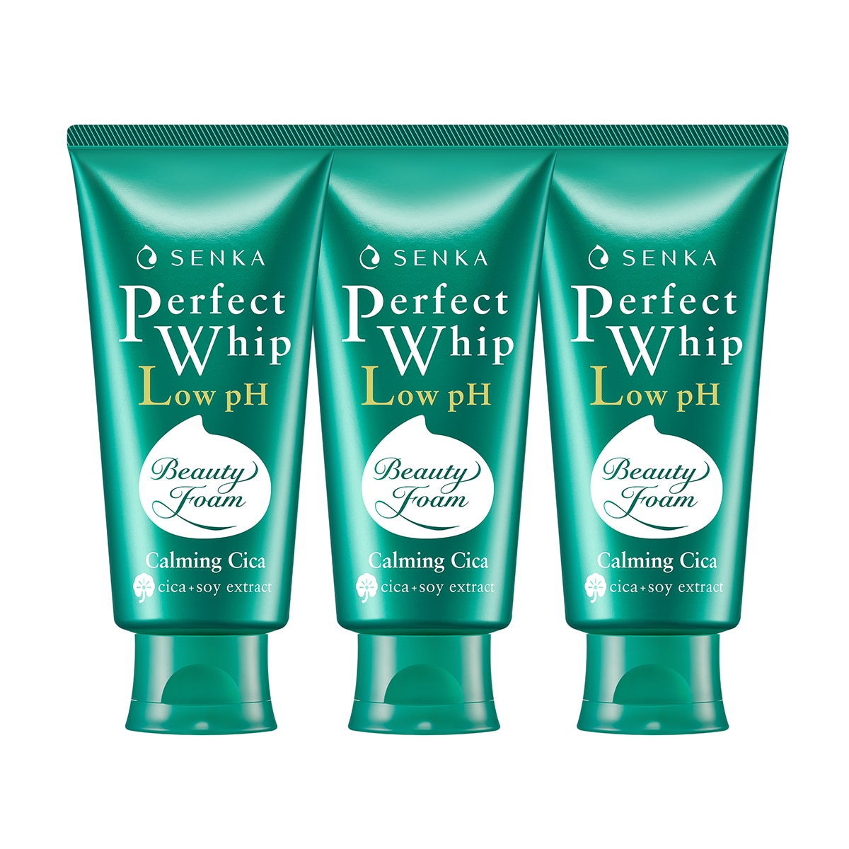 센카 퍼펙트 뷰티폼 클렌징폼 x 3 - 시카 카밍 클렌징 폼 100g x 3