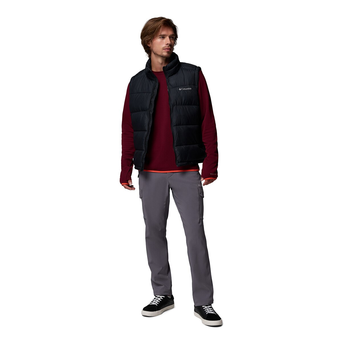 컬럼비아 남성 파이크 래이크II 패딩 베스트 - 블랙(단색), XL