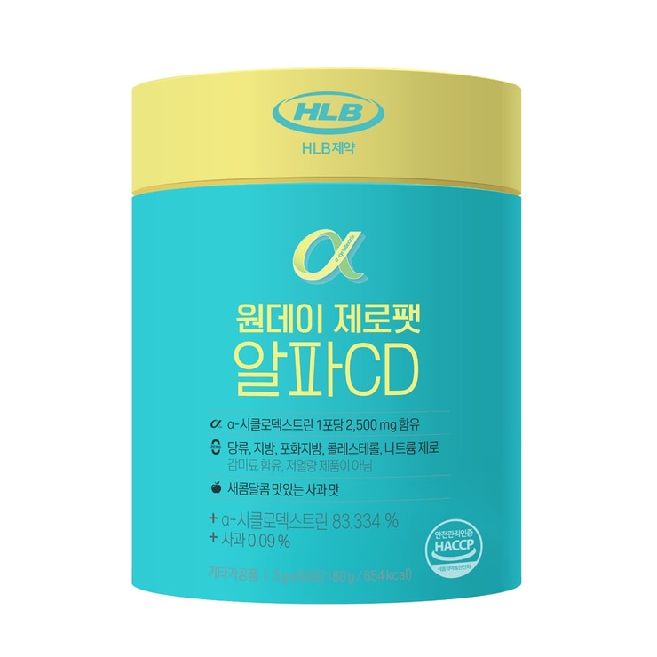 HLB제약 원데이 제로팻 알파CD 3g x 60포 HLB제약 원데이 제로팻 알파CD 3g x 60포