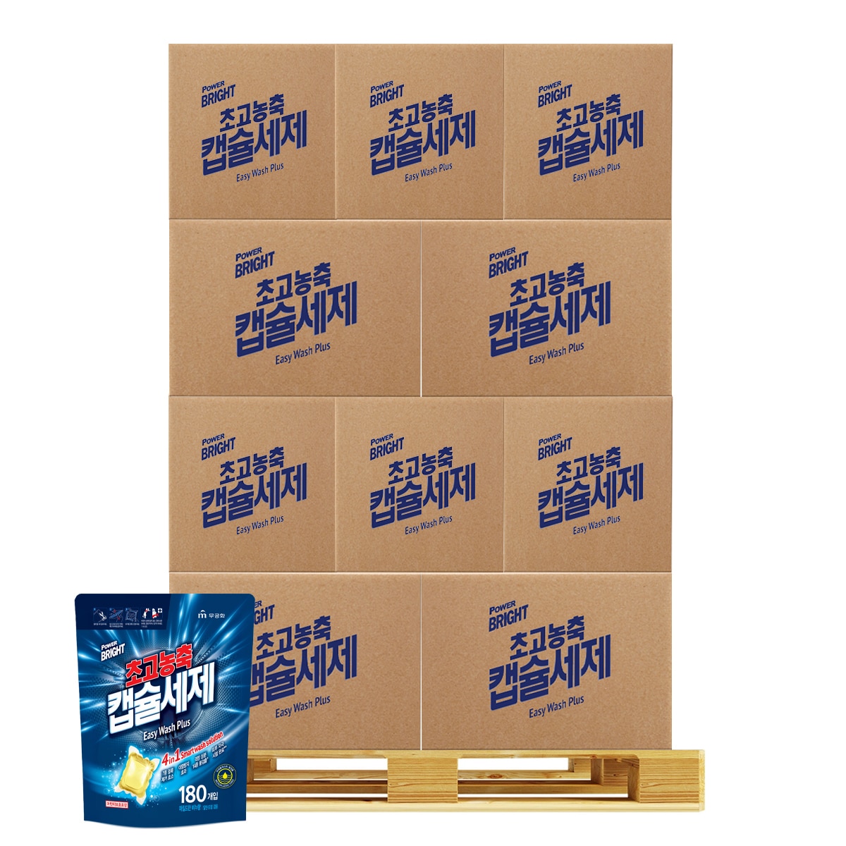 파워브라이트캡슐세제 180개x 120