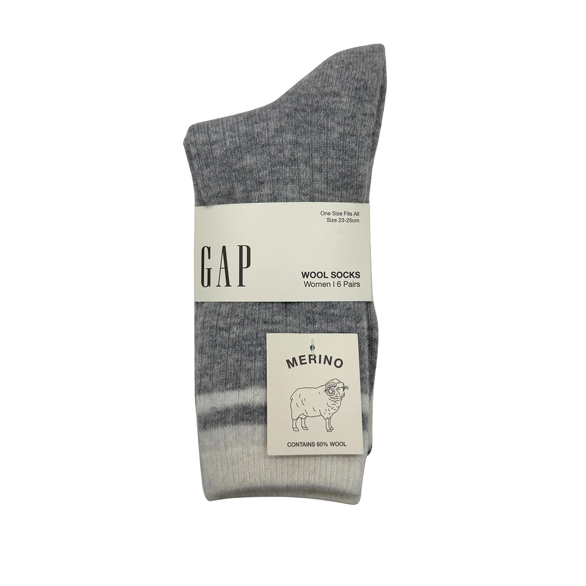 갭 여성 메리노 울양말 6족 - 패턴팩