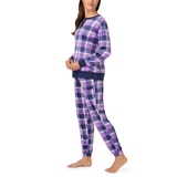 노티카 여성 실키 플리스 파자마 세트 - 퍼플