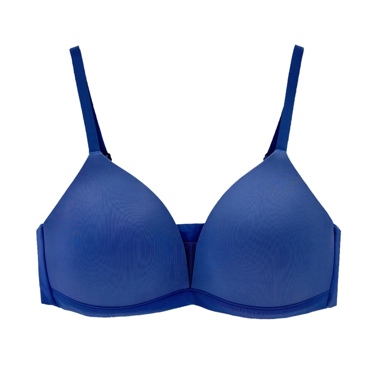 스킨온 데일리 와이어리스 브라 2매입 - 블루/그레이, 85A