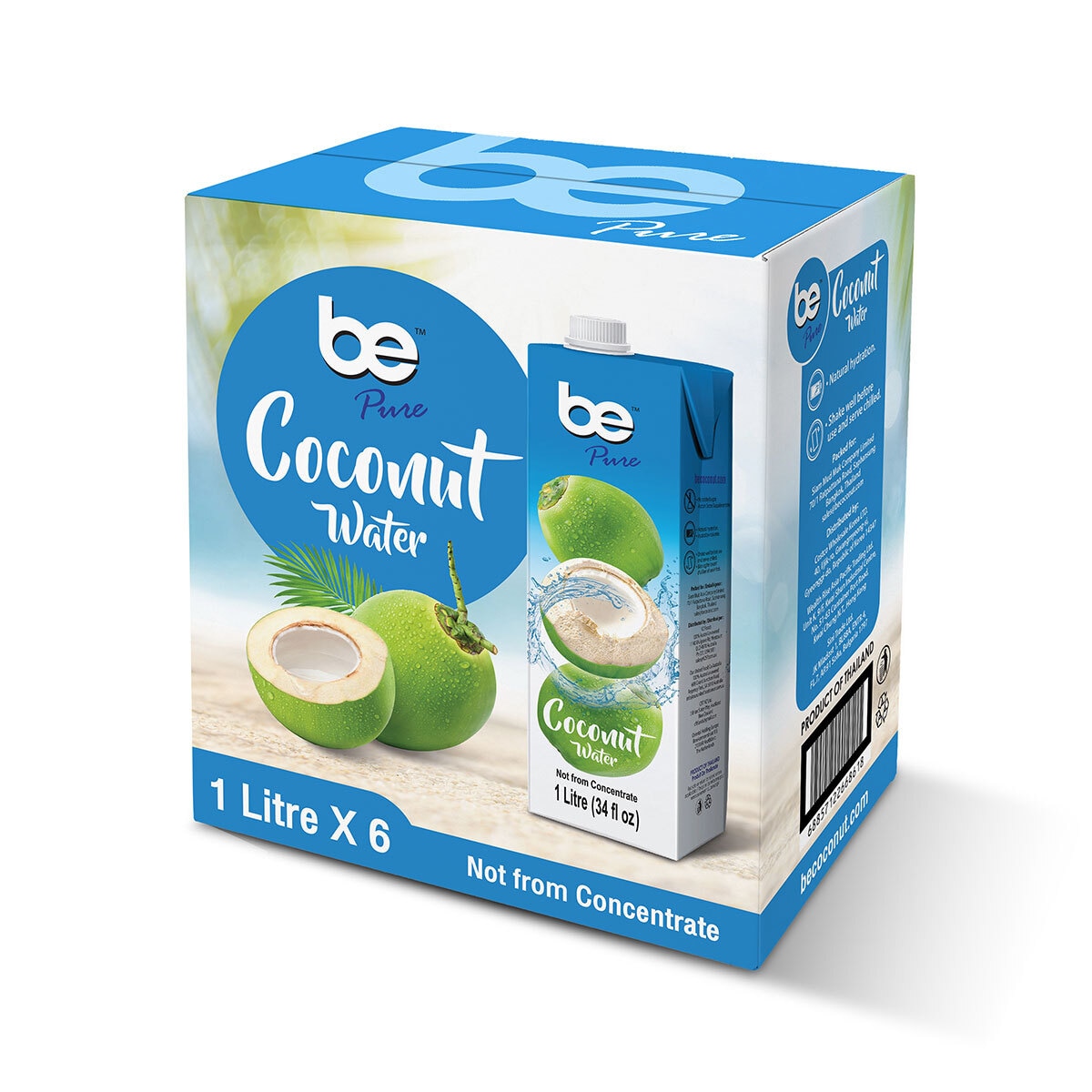 be코코넛 퓨어워터 1L x 6