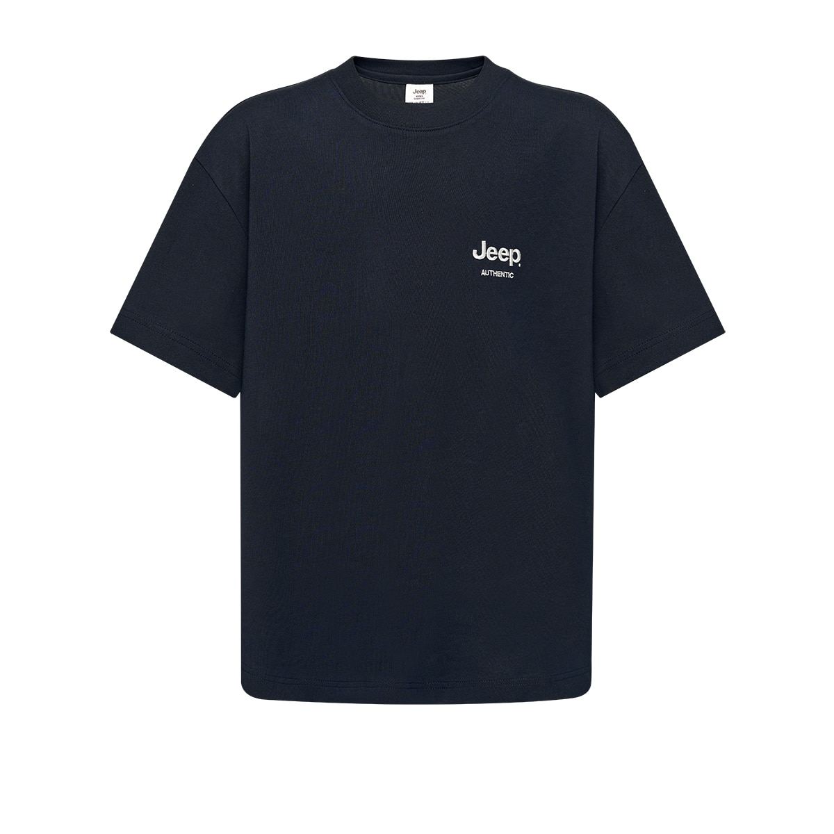 Jeep 키즈 반소매 로고 티셔츠 - 네이비