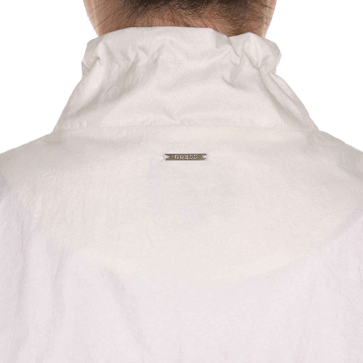 게스 여성 셔링 재킷 - 화이트, S
