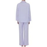 게스 여성 코튼 파자마 세트 - 블루 스트라이프, L